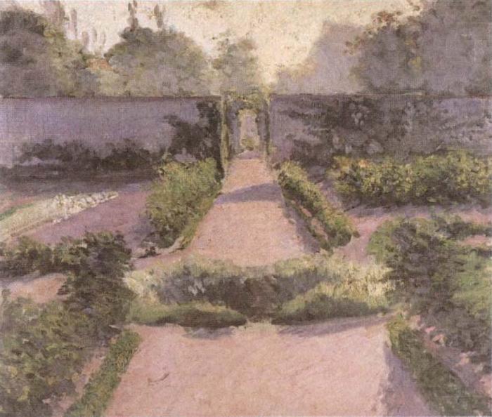 Gustave Caillebotte Kitchen Garden at Yerres china oil painting image